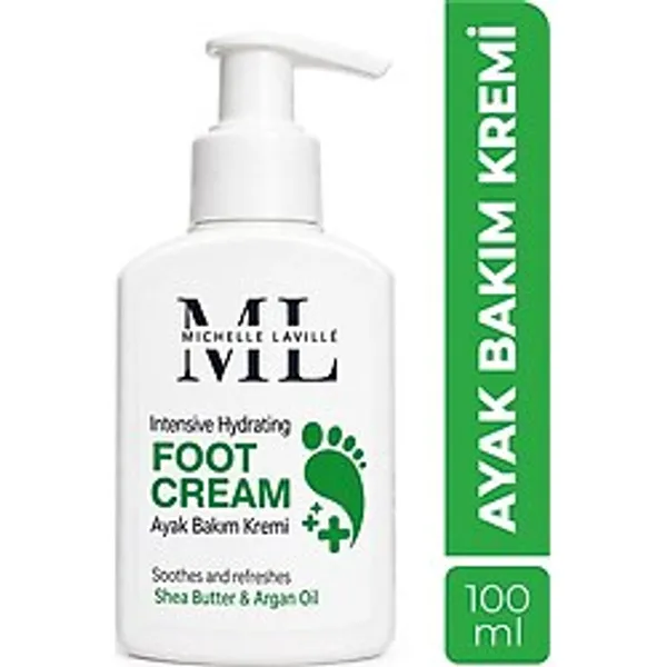 Michelle Laville Ayak Kremi 100 ml Topuk Çatlak Kremi Kuru Ayak ve Çatlak Topuk Bakımı Ayak Bakım Kremi