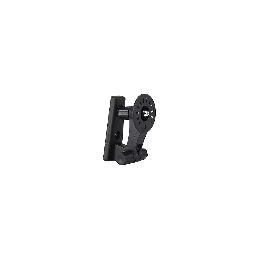 Microcase 3m Yapışkan Veya Vida Monteli 1/4 Vida Girişli 180 Derece Döner Başlıklı Web Kamera Bebek Kamerası Tutucu Stand Siyah - AL5014