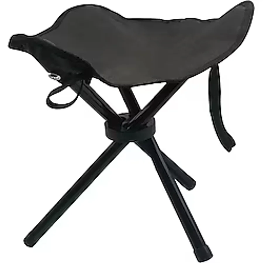 Microcase Çok Amaçlı Katlanabilir Seyahat Kamp Balıkçı Metro Metrobüs Tramvay İçin Tabure 26cm - SİYAH AL5335 1 Adet
