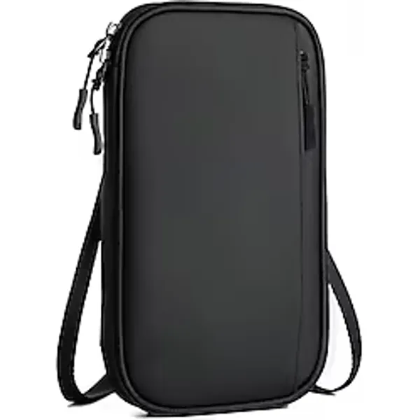 Microcase Unisex Su Geçirmez Çok Amaçlı Seyehat Pasaport Çok Gözlü Organizer Çanta AL4863