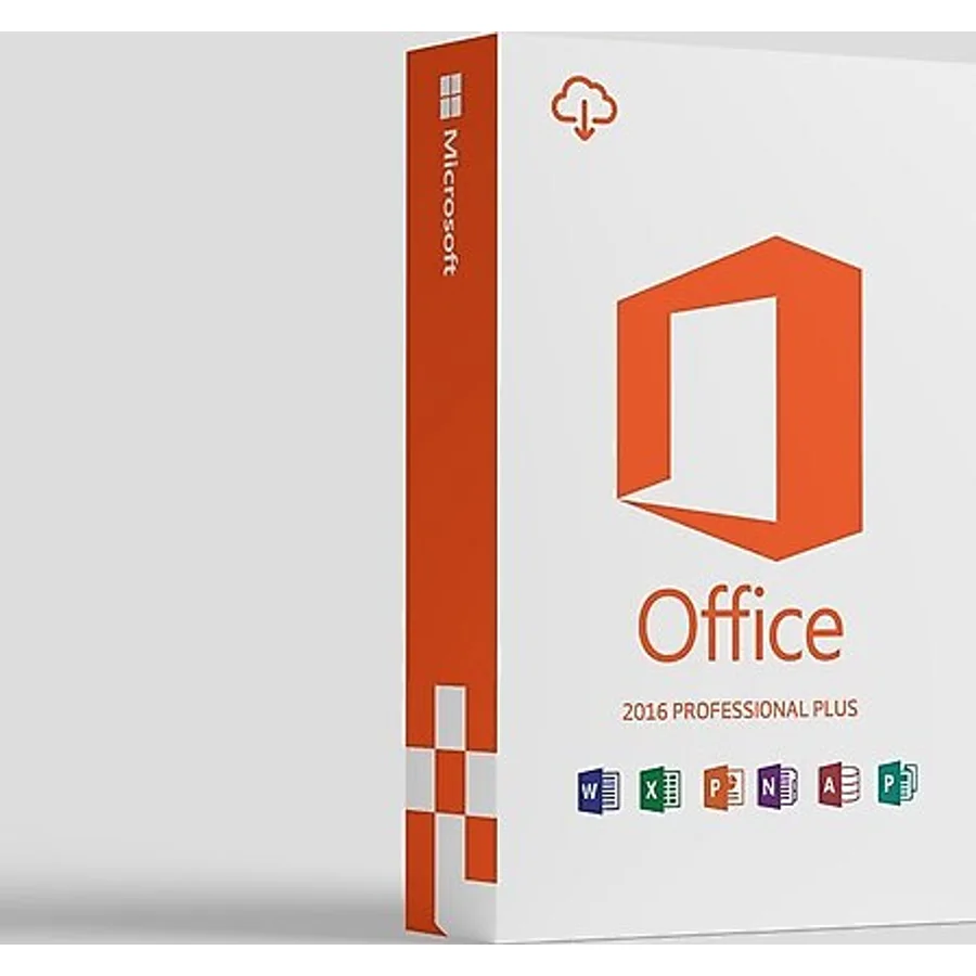 Microsoft Office 2016 Pro Plus Dijital Lisans Anahtarı Turuncu Renkli Tekli Anahtar