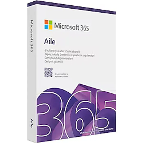 Microsoft Office 365 Aile EP2-36884 Türkçe 6 Kullanıcı Ofis Programı