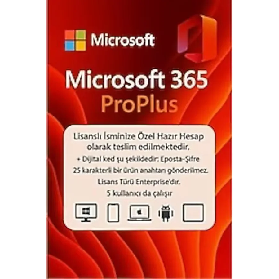 MICROSOFT Office 365 Professional 2024 Dijital Lisans Hesap