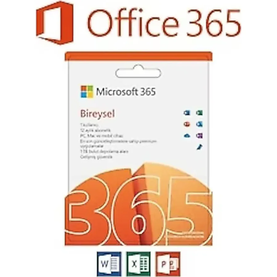 MICROSOFT Office 365 Professional 2025 Dijital Lisans Üyeliği 32&64 Bit Uyumlu Excel, Word, Powerpoint
