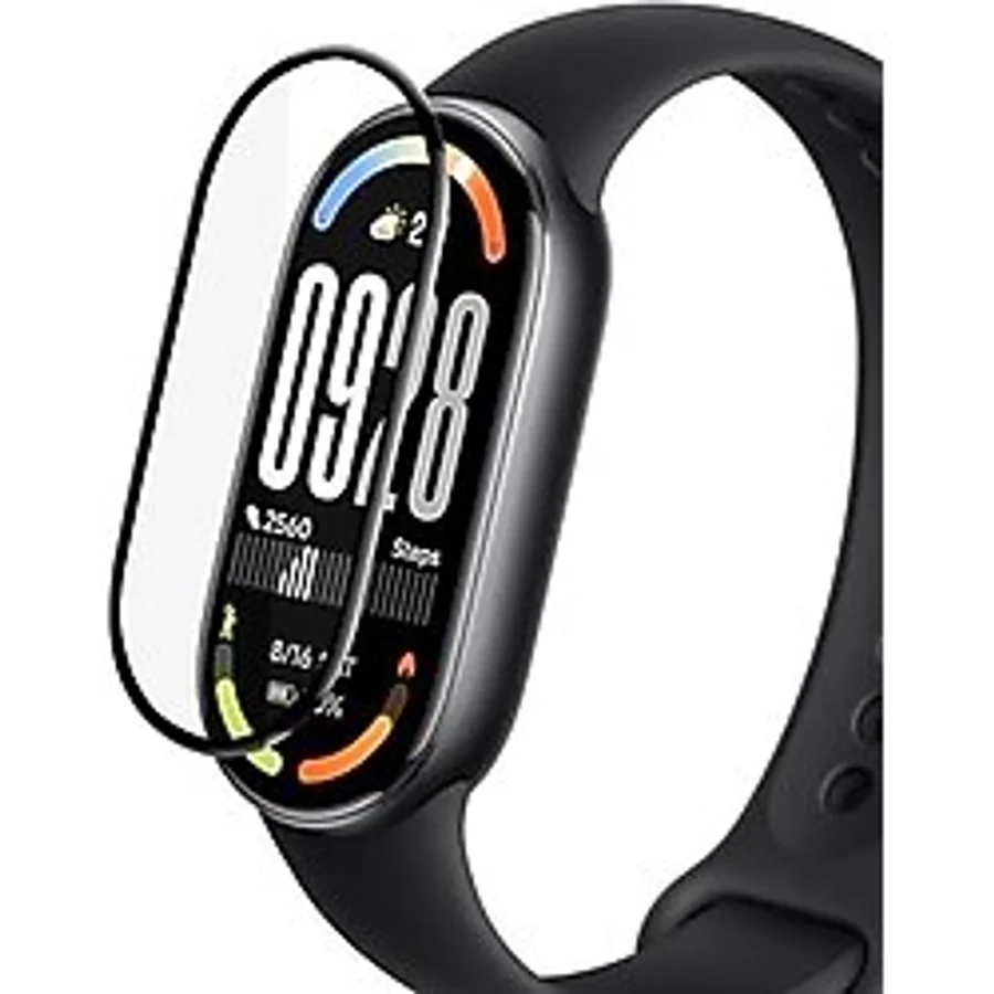 Microsonic Xiaomi Smart Band 10 Tam Kaplayan Nano Cam Ekran Koruyucu Siyah [Smart Band 10 ile Uyumlu Ekran Koruyucu - Siyah]