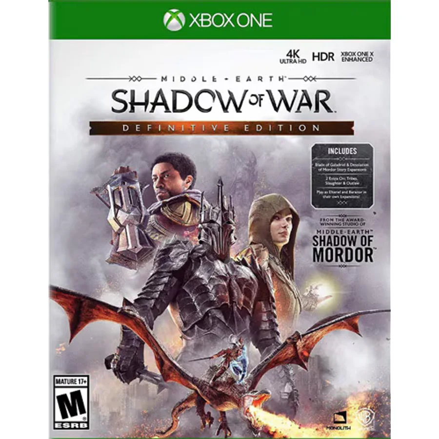 Middle Earth Shadow Of War Definitive Edition Xbox One Oyunu