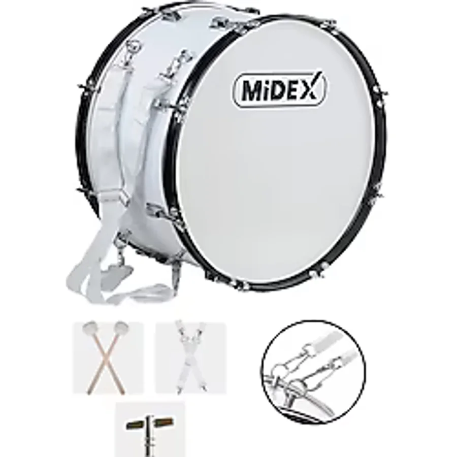 Midex BND-22 Bando Davulu 22 inç 56 cm Çap Profesyonel Bass Davul Seti