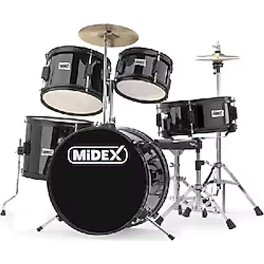 Midex CD500X-BK Siyah Akustik Çocuk Bateri Seti