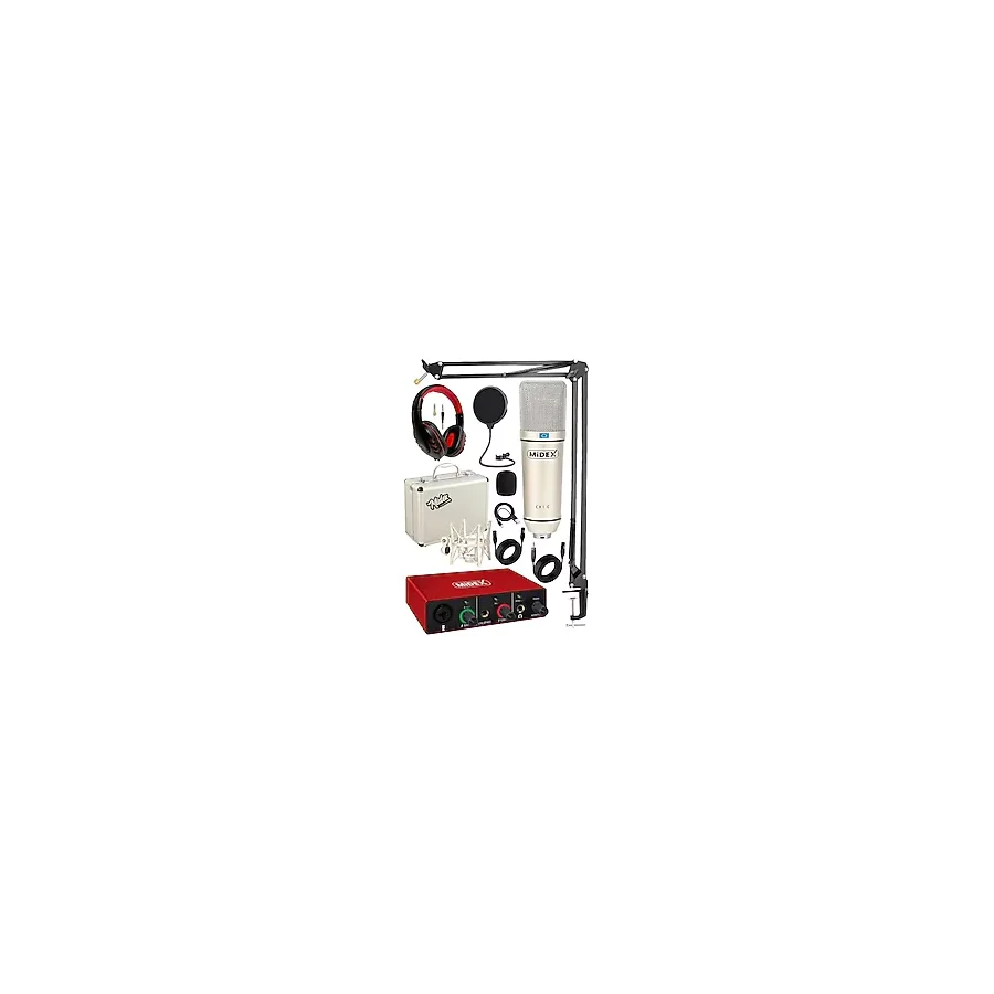 Midex CX1 Mikrofon + GLX-500 PRO Stüdyo Ses Kartı Seti