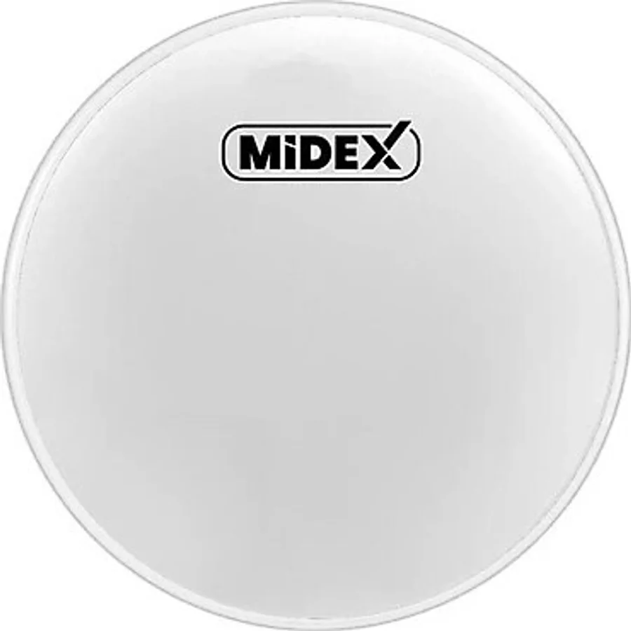 Midex DR-12WH Beyaz Renk 12 İnç Alto Bateri Davul Derisi Drumhead 12'' inch (30.48 cm)