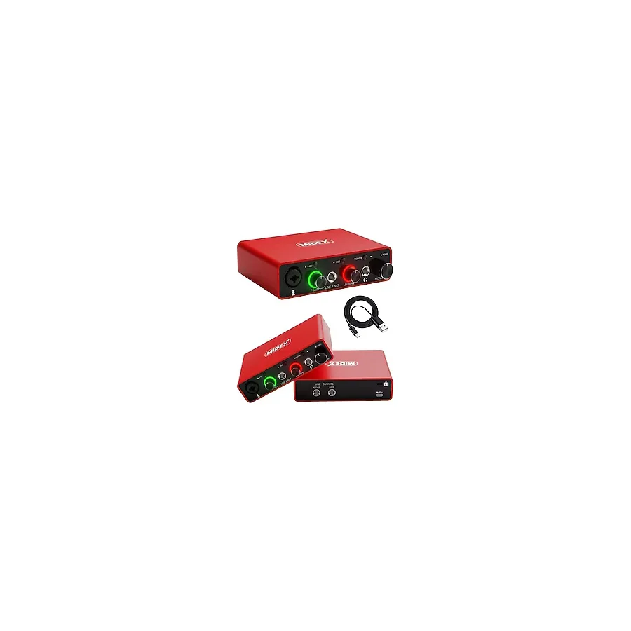 Midex GLX-700RD USB Stüdyo Ses Kartı