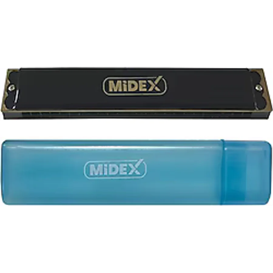 Midex HN-24BK 24 Delikli Siyah Mızıka