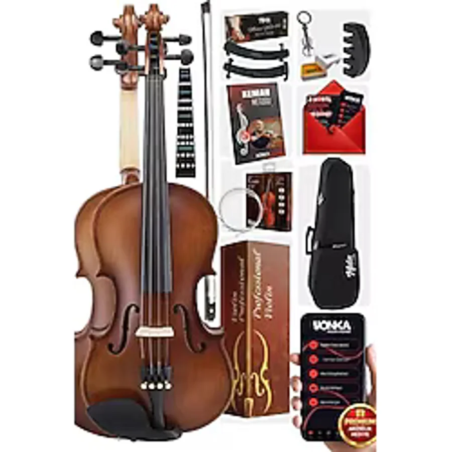 Midex Lma-544tys 4/4 Profesyonel Keman 4/4 Tam Boy (YASTIK SUSTURUCU YEDEK TEL ÇANTA YAY REÇİNE)