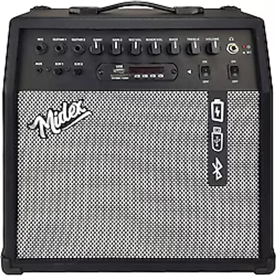 Midex MGA-50USB-BT 50 W USB Bluetooth Elektro Gitar Amfisi