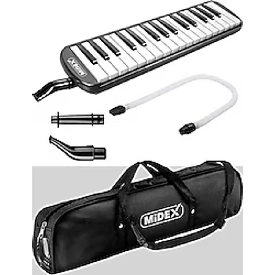Midex ML-32BK Çantalı Siyah 32 Tuşlu Melodika