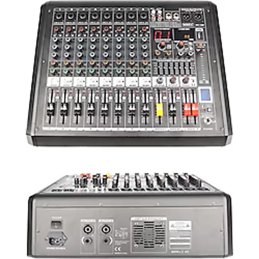 Midex MPX-1200P 8 Kanal Power Mikser Amfi
