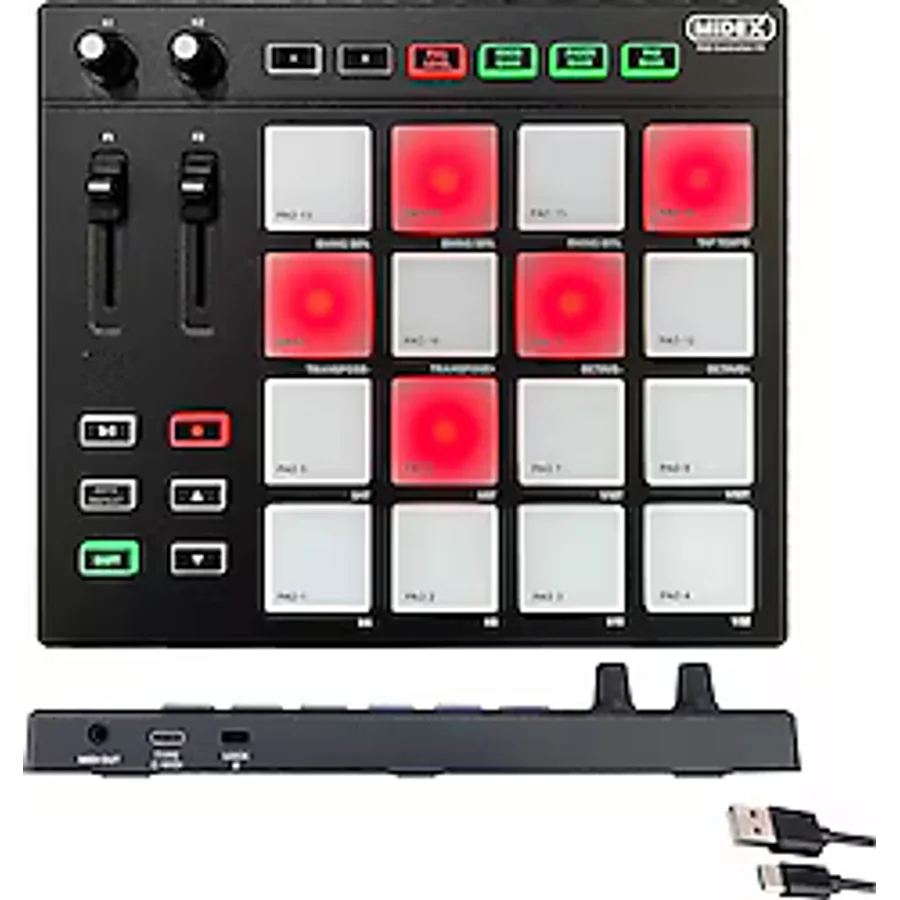 Midex Pad Controller-16 Midi Pad Controller