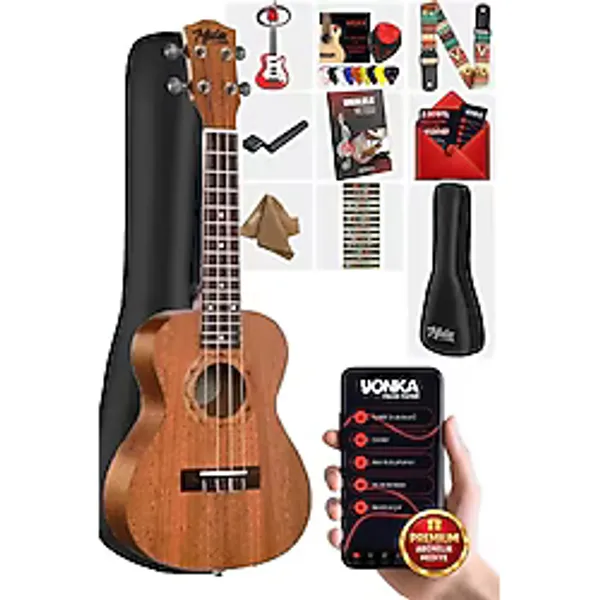 Midex SP-21MC Set Maun Soprano Ukulele (Softcase Tuner Capo Metod Nota Sticker Askı Pena)