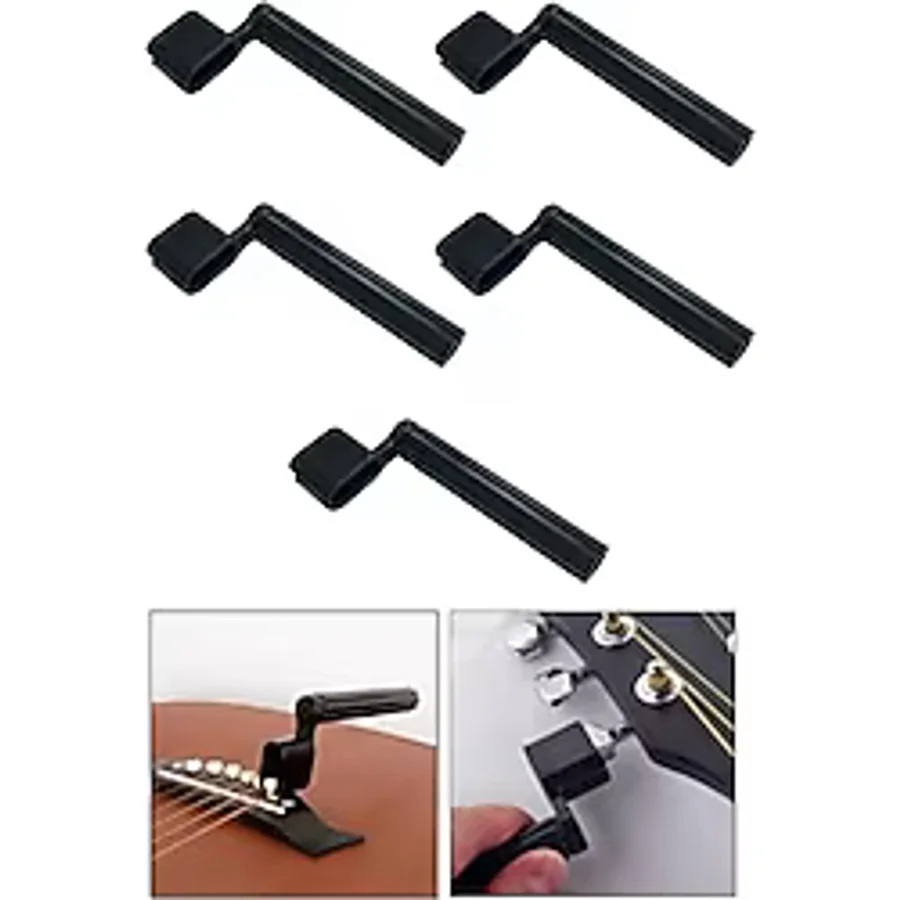 Midex W11-BK-5X Gitar Tel Sarıcı Gitar Burgu Çevirici (Siyah 5 Adet)