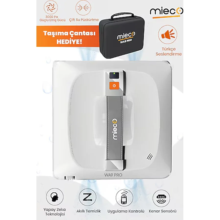 Mieco WA9 Pro Cam Silme Makinesi