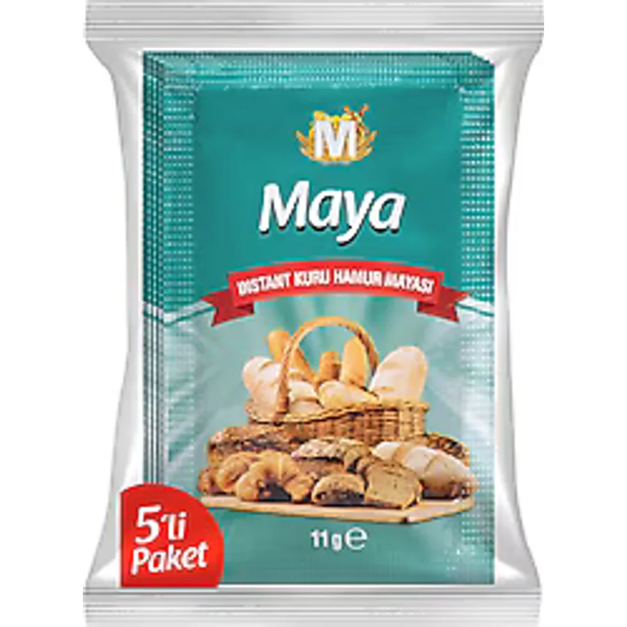 Migros Instant Kuru Hamur Mayası 5'li 11 gr