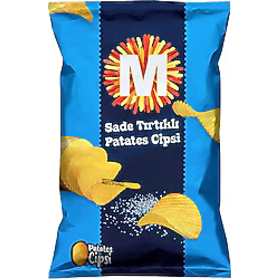 Migros Sade Tırtıklı Patates Cipsi 150 gr
