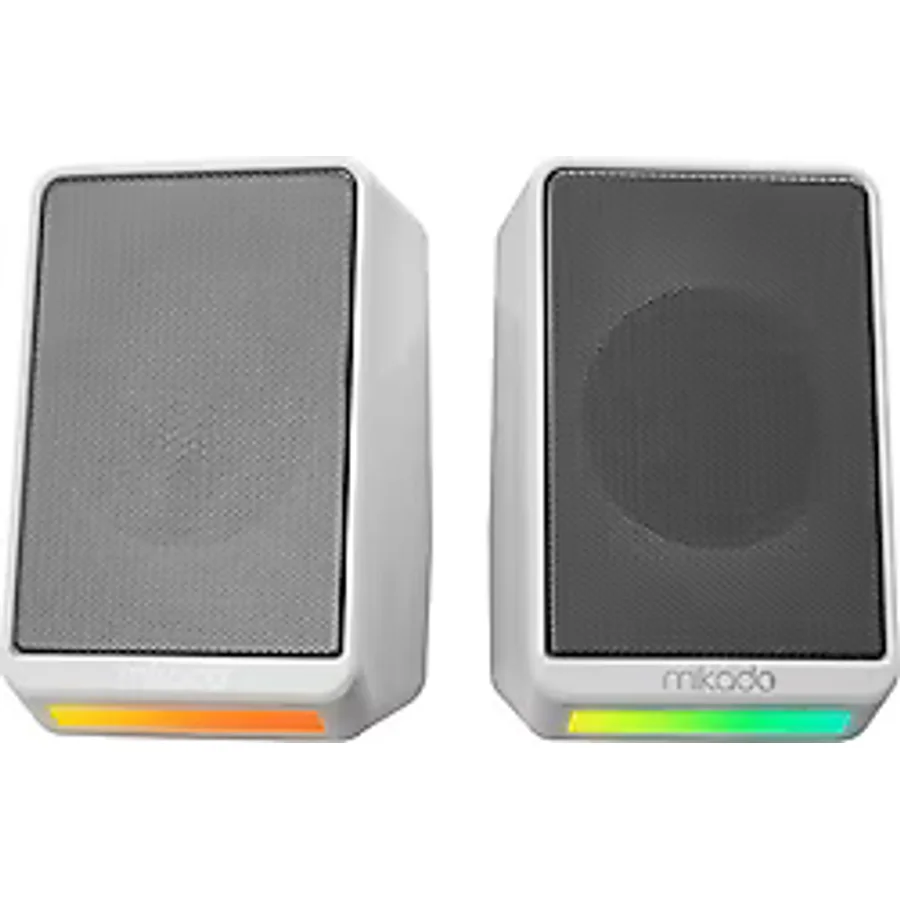 Mikado MD-178 RGB 6 W 1+1 USB Beyaz Hoparlör