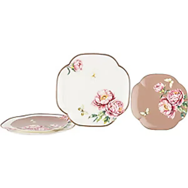 Mikasa Moor Redrose 4 Parça Servis Tabağı Seti