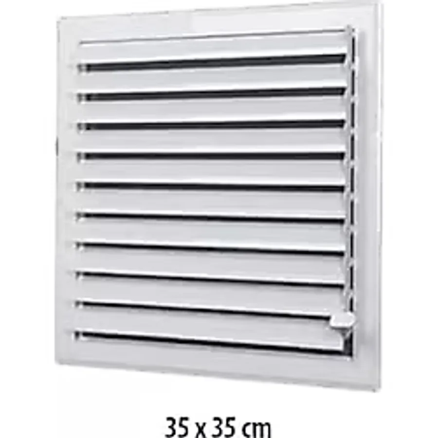 Mikasso Beyaz Plastik Menfez (Panjur) 35X35
