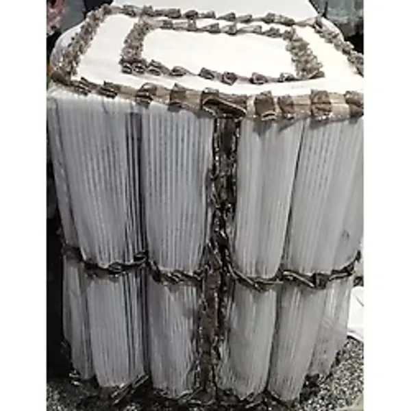Mikasso Çamaşır Makinesi Örtüsü Polyester Beyaz - Çok Renkli