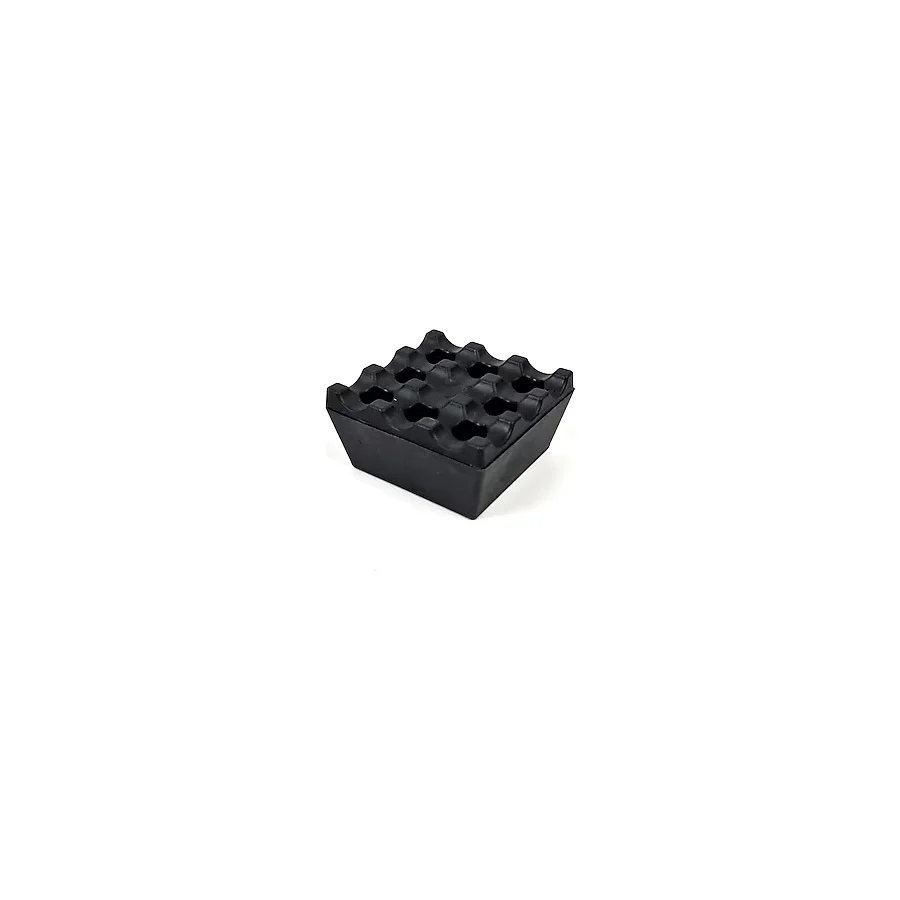 Mikasso Izgara Tipi Kapaklı Küllük Kül Tablası 85X85MM DH068 Plastik Siyah Kare