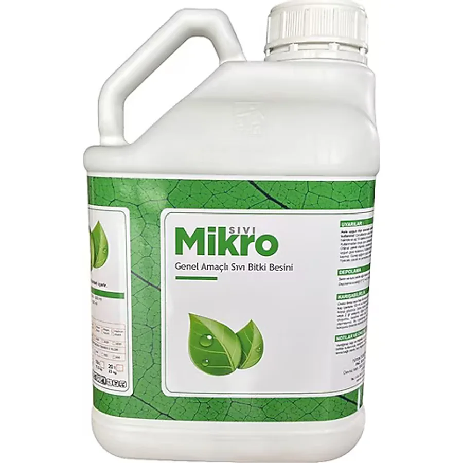 Mikro Bitki Aktivatörü Sebze ve Meyve Sıvı Bitki Besini 5 lt