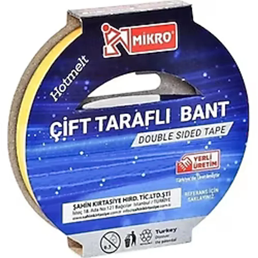 Mikro Çift Taraflı Bant 12mmx25mt Diğer