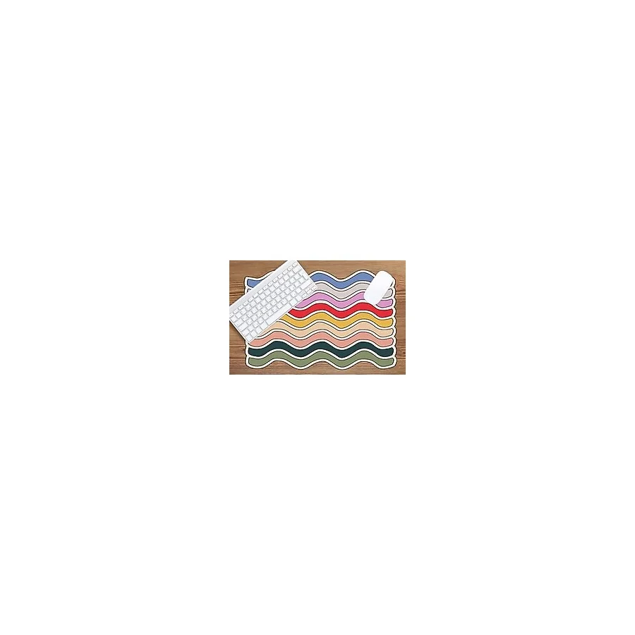 Mikrofiber Dekoratif Mouse Pad, 7mm Kalınlık, Kaygansız Taban, Leke Tutmaz, Su Geçirmez, Ofis Aksesuarı (cok renkli, 80x80cm)