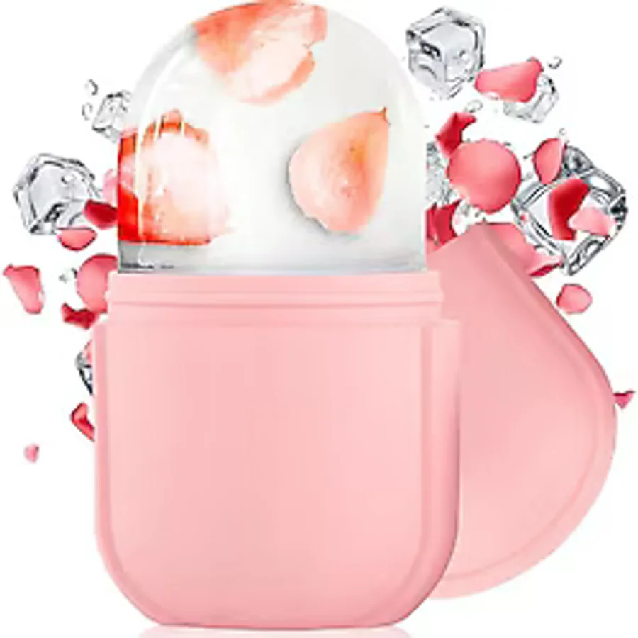 MİLANO HOME Yüz Masaj Buzu Contour Ice Cube Gua Sha Ice Roller Soğuk Terapi Doğal Bakım Ve Cilt Bakım Aleti