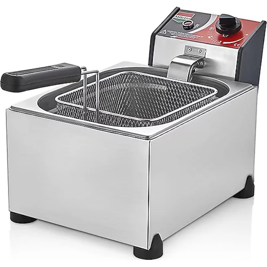 Miletto Mf5 5 Lt Elektrikli Sanayi Tipi Paslanmaz Çelik Fritöz