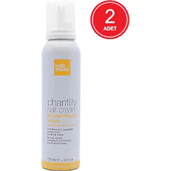 Milk Shake Chantilly Cream 150 ml 2 Adet Saç Köpüğü