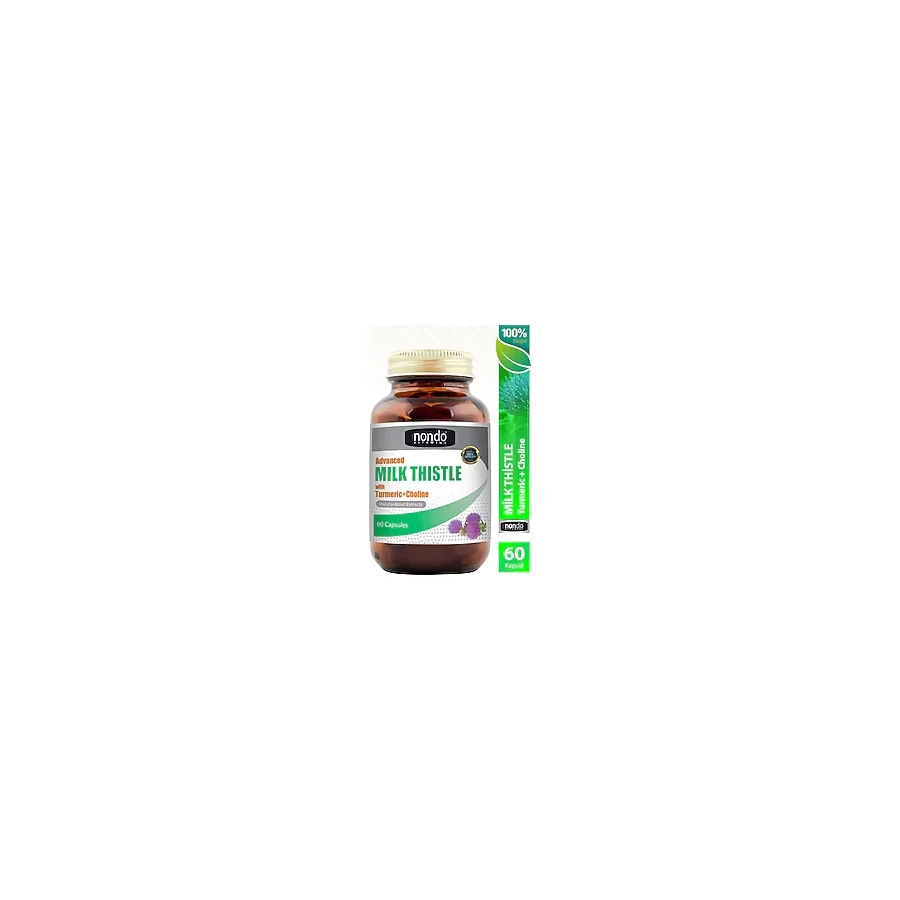 Milk Thistle 60 Kapsül (DEVE DİKENİ, ENGİNAR, SLİBİN, KOLİN, ZERDEÇAL, KARAHİNDİBA)