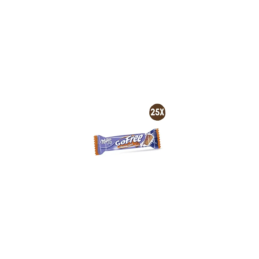 Milka Gofree 28.5 gr 25'li Paket Çikolatalı Gofret