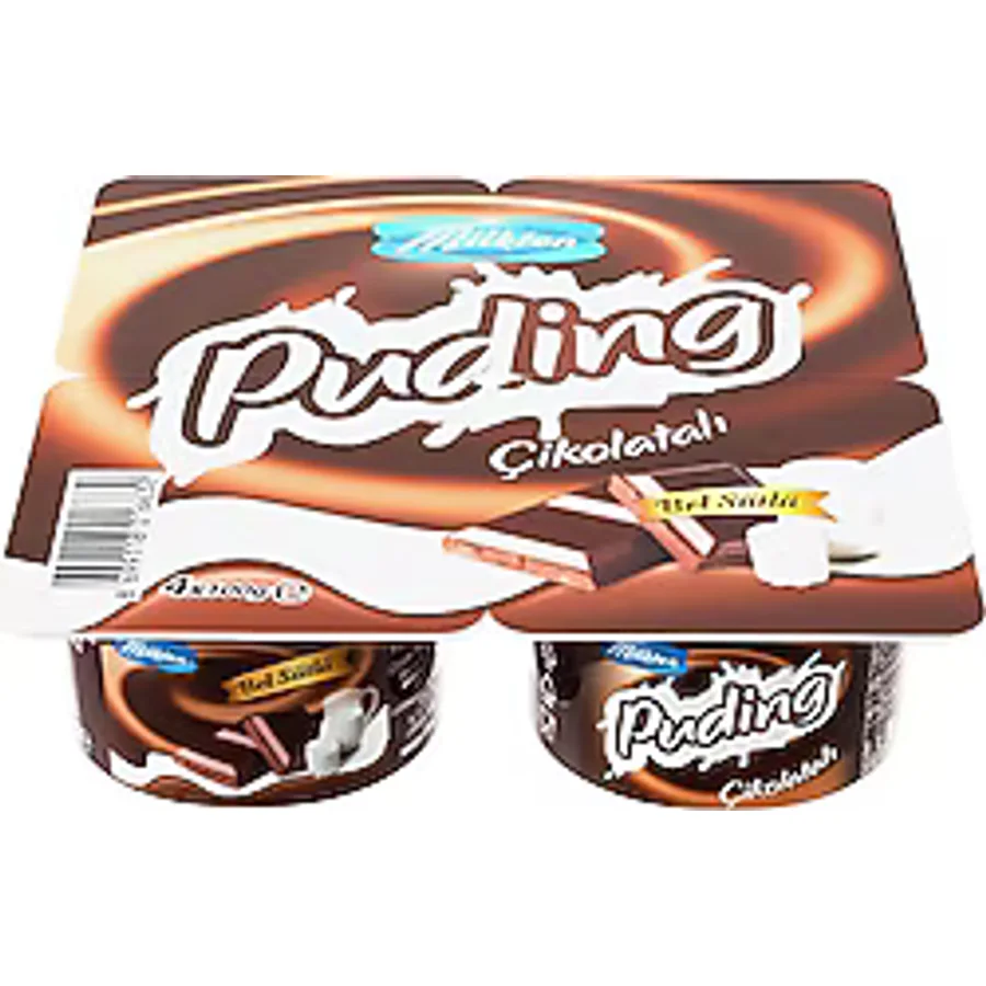 Milkten 4'lü 100 gr Çikolatalı Puding