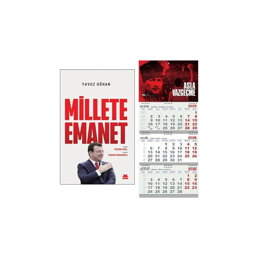 Millete Emanet ve Gemici Duvar Takvimi-AV