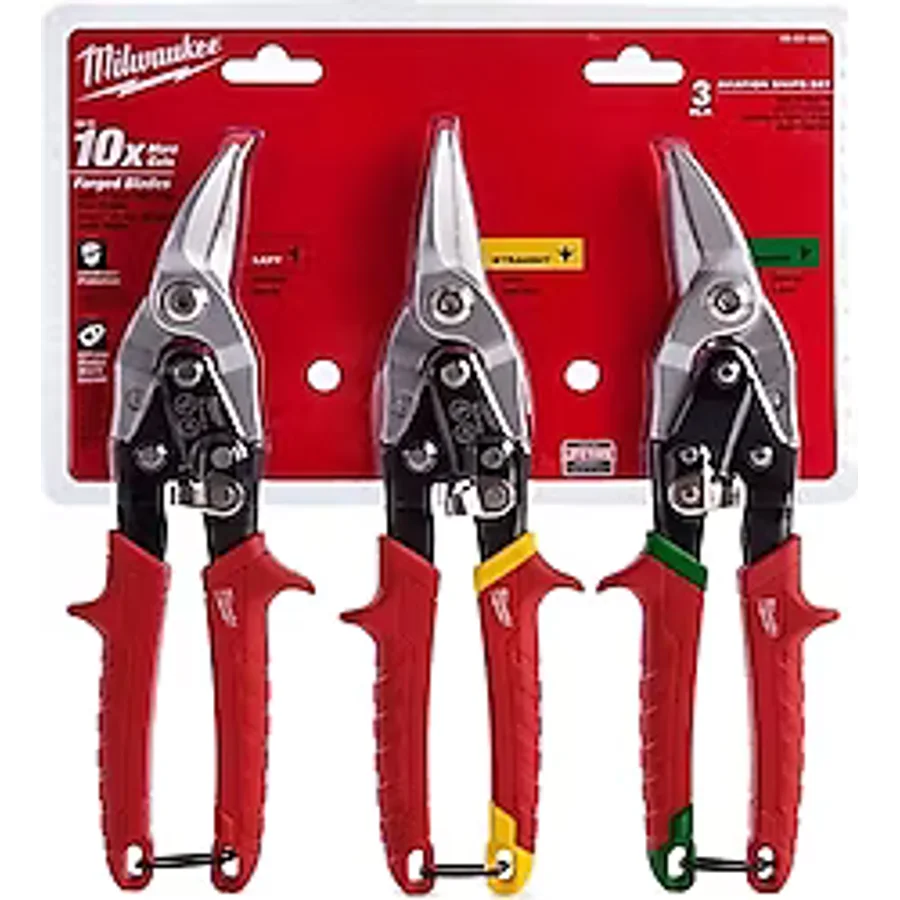 Milwaukee 48224533 3 Parça Kaportacı Makas Seti