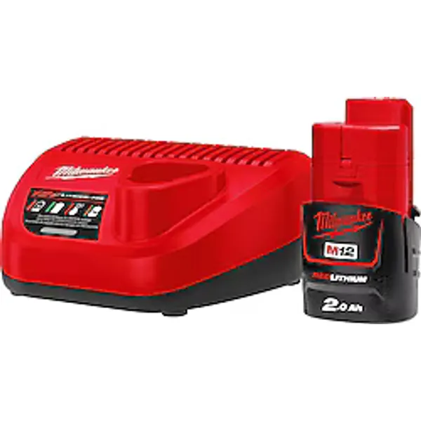 Milwaukee M12 NRG-201 12 V 2 Ah Yedek Akü ve Şarj Cihazı