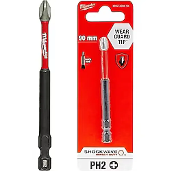 Milwaukee Ph2 Yıldız Bits Uç 90mm Cobalt Çelik Vida Sıkma Ucu