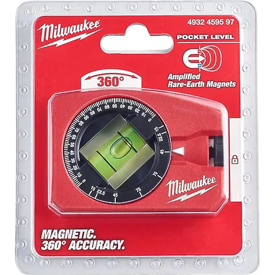 Milwaukee T4932459597 Açı Ayarlı Cep Tipi Su Terazisi