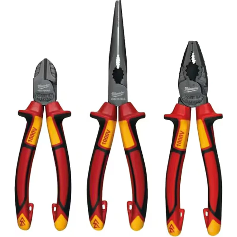 Milwaukee T4932464575 3 Parça İzoleli Pense Seti