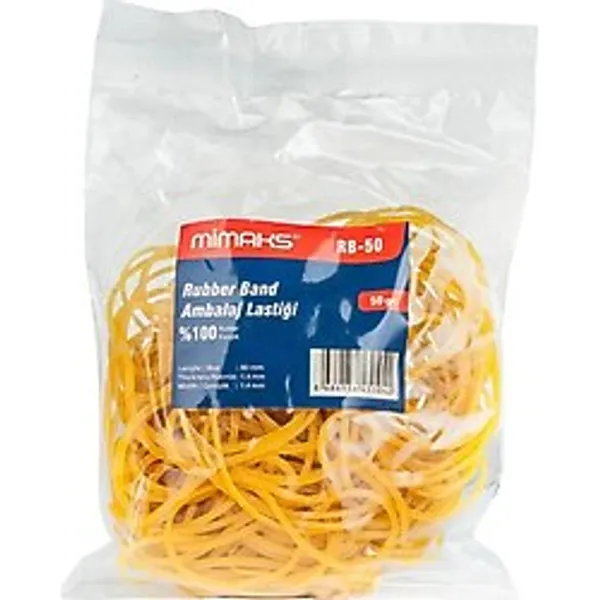 Mimaks Paket Lastiği % 100 Kauçuk 50 g x 10 Paket