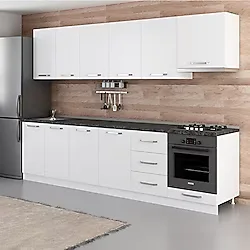 Minar 300 cm Mutfak Dolabı Beyaz 300-B6