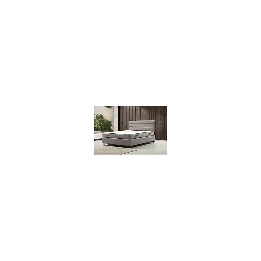Minar Motya Baza Başlık Yatak Seti - Açık GRI140X200 - Renkli - 140 x 200 cm