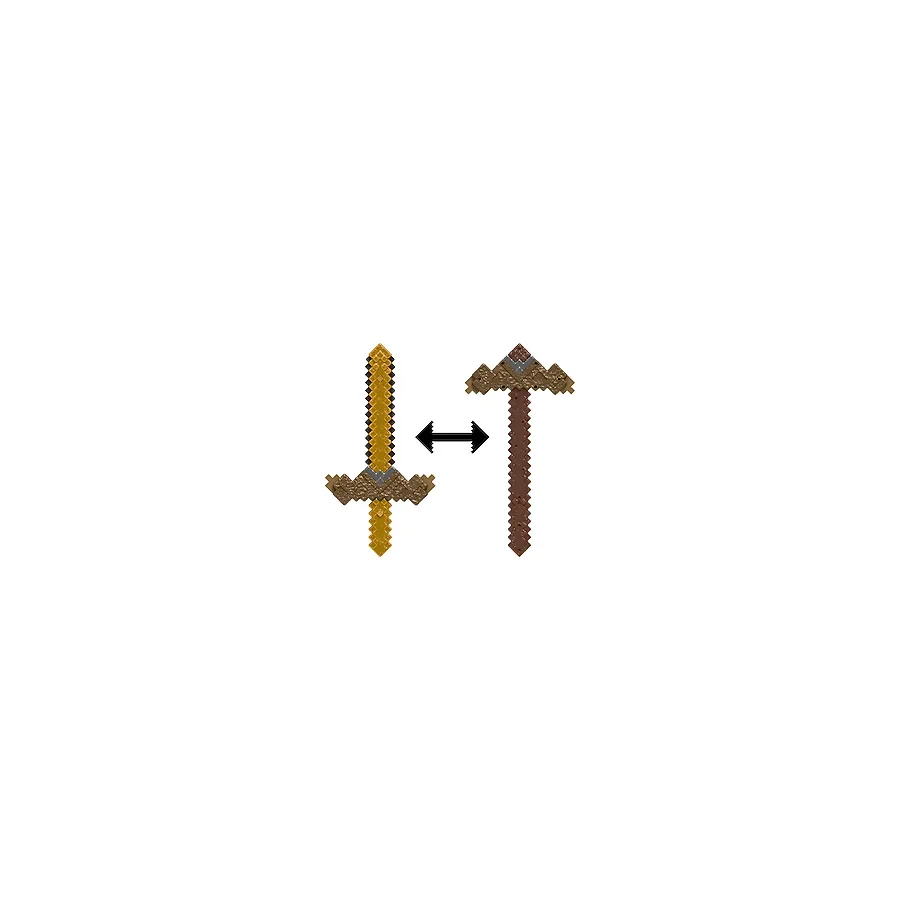 Minecraft 2'si 1 Arada Kılıç ve Kazma JKC15